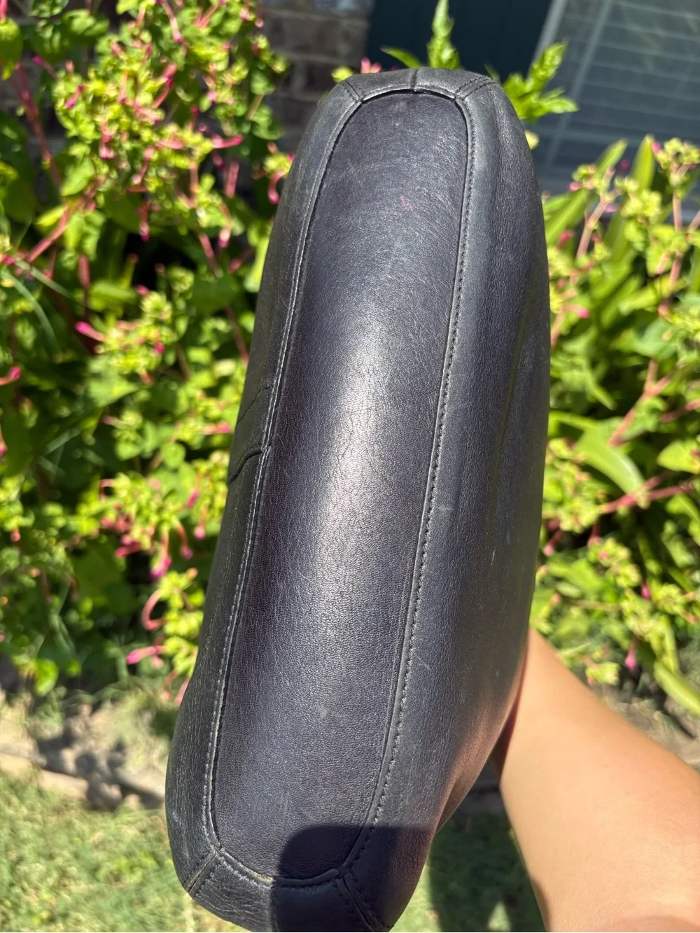 Vtg Coach Black Leather Hobo Shoulder Bag 9188⁠